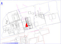 Shows location of spit 2CA218 in relation to the rest of Site 2