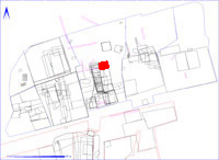 Shows location of spit 2CA296 in relation to the rest of Site 2