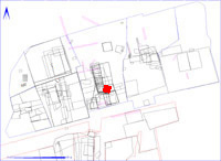 Shows location of spit 2CA298 in relation to the rest of Site 2