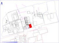 Shows location of spit 2CA44 in relation to the rest of Site 2