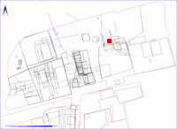 Shows location of spit 2CB38 in relation to the rest of Site 2