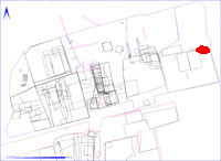 Shows location of buried soil 2CC1891 in relation to the rest of Site 2