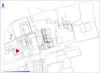 Shows location of spit 2DC199 in relation to the rest of Site 2