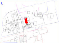 Shows location of spit 2CA46 in relation to the rest of Site 2