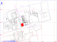 Shows location of spit 002CA00082 in relation to the rest of Site 2